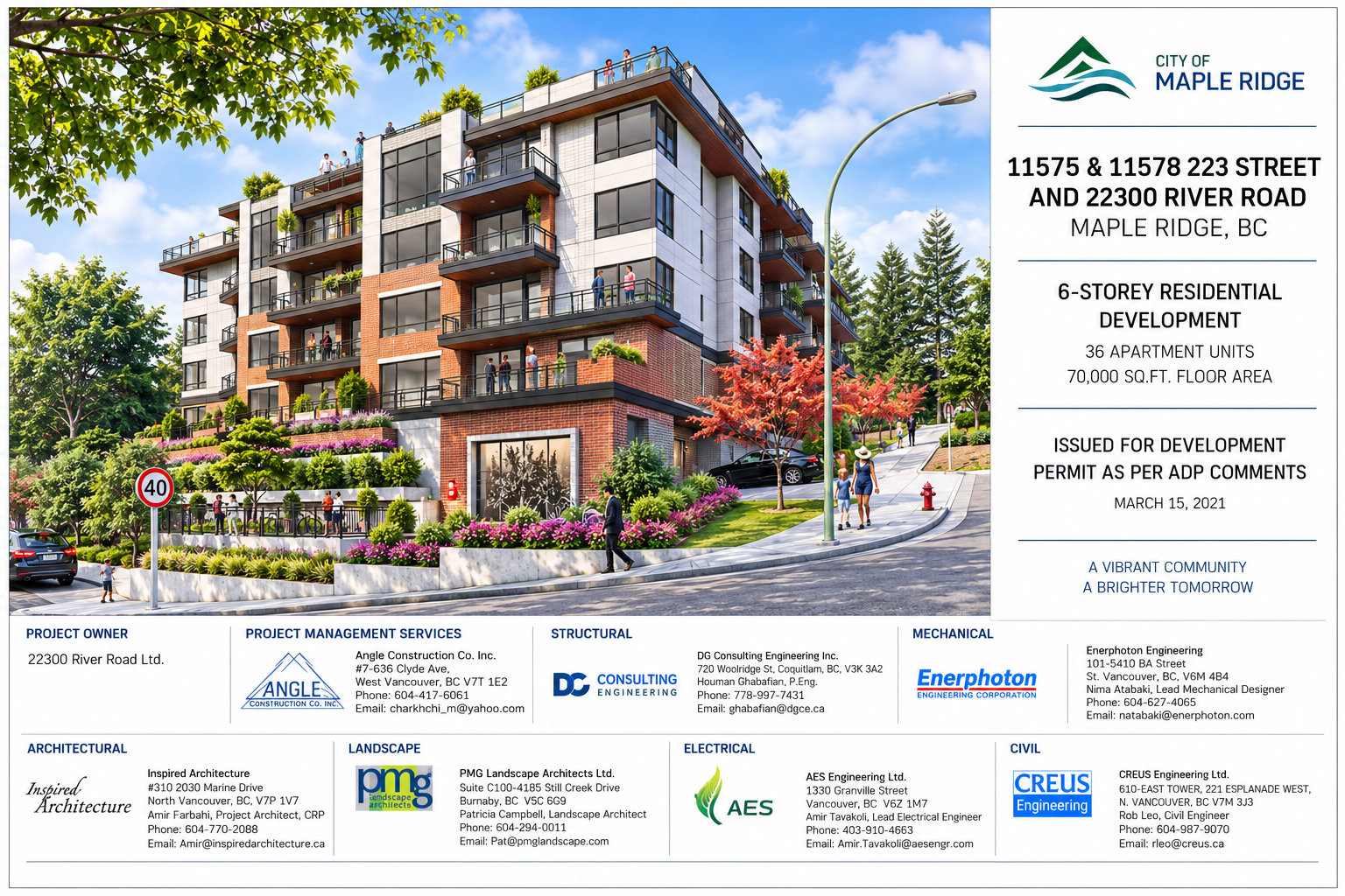 223 Street & River Road – Residential Development